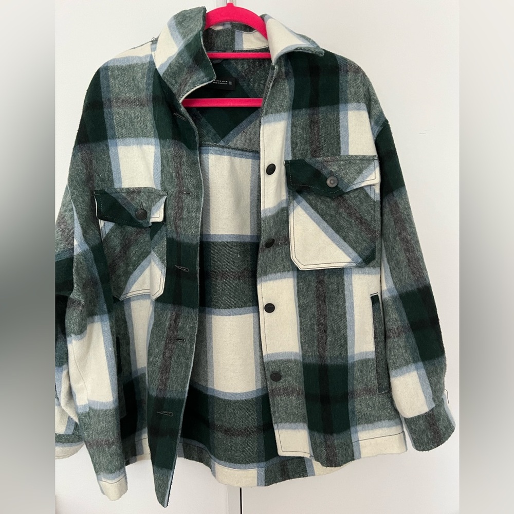 Zara flannel jacket Women’s M
